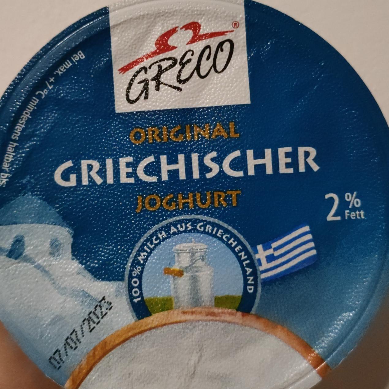 Fotografie - Original griechischer Joghurt 2% fett Greco