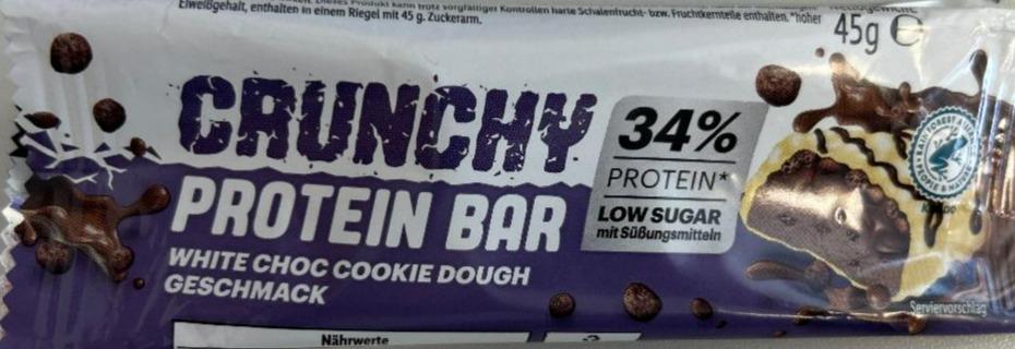 Fotografie - Crunchy Protein Bar White Choc Cookie Dough Lidl