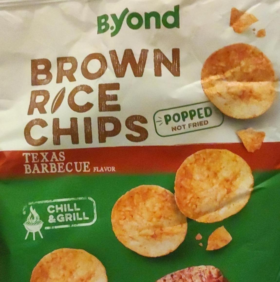 Fotografie - Brown Rice Chips cheddar & tomato chutney B.yond