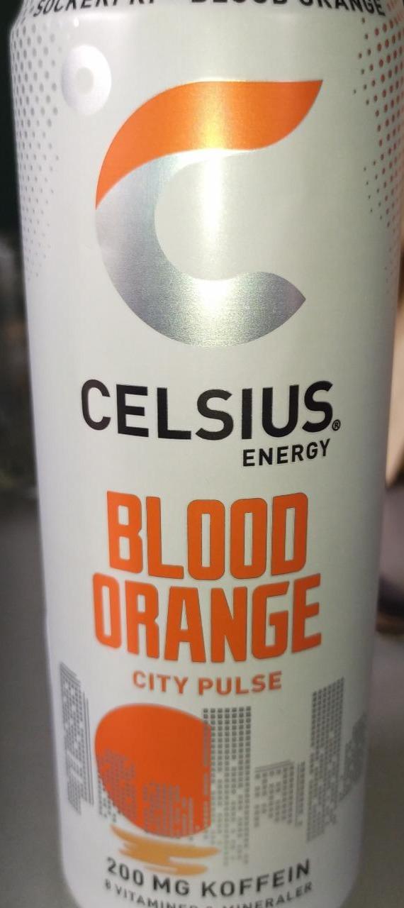 Fotografie - Energy drink Blood Orange City Pulse Celsius