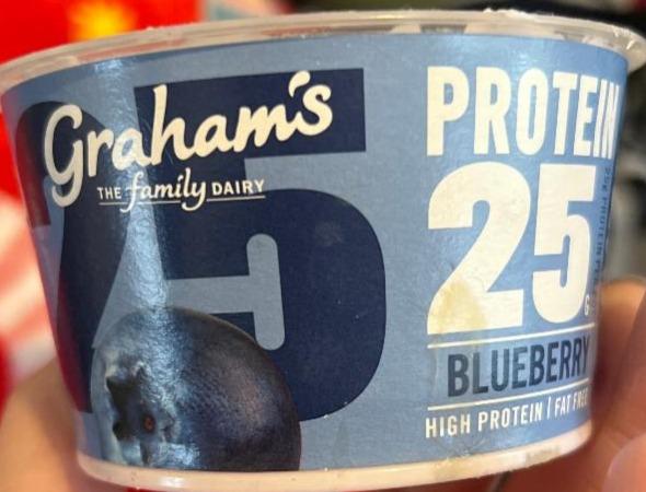 Fotografie - Joghurt Protein 25g Blueberry Graham's The Family Dairy