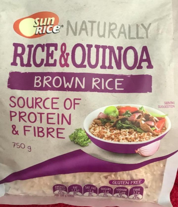 Fotografie - Naturally Rice & Quinoa brown rice Sun Rice