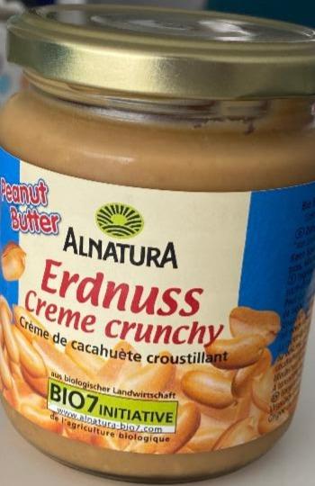 Fotografie - Bio Erdnuss Creme Crunchy Alnatura