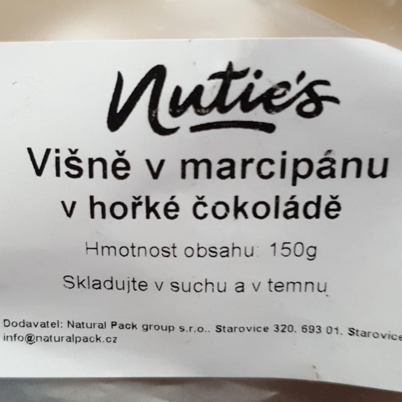 Fotografie - Višně v marcipánu v hořké čokoládě Nutie's