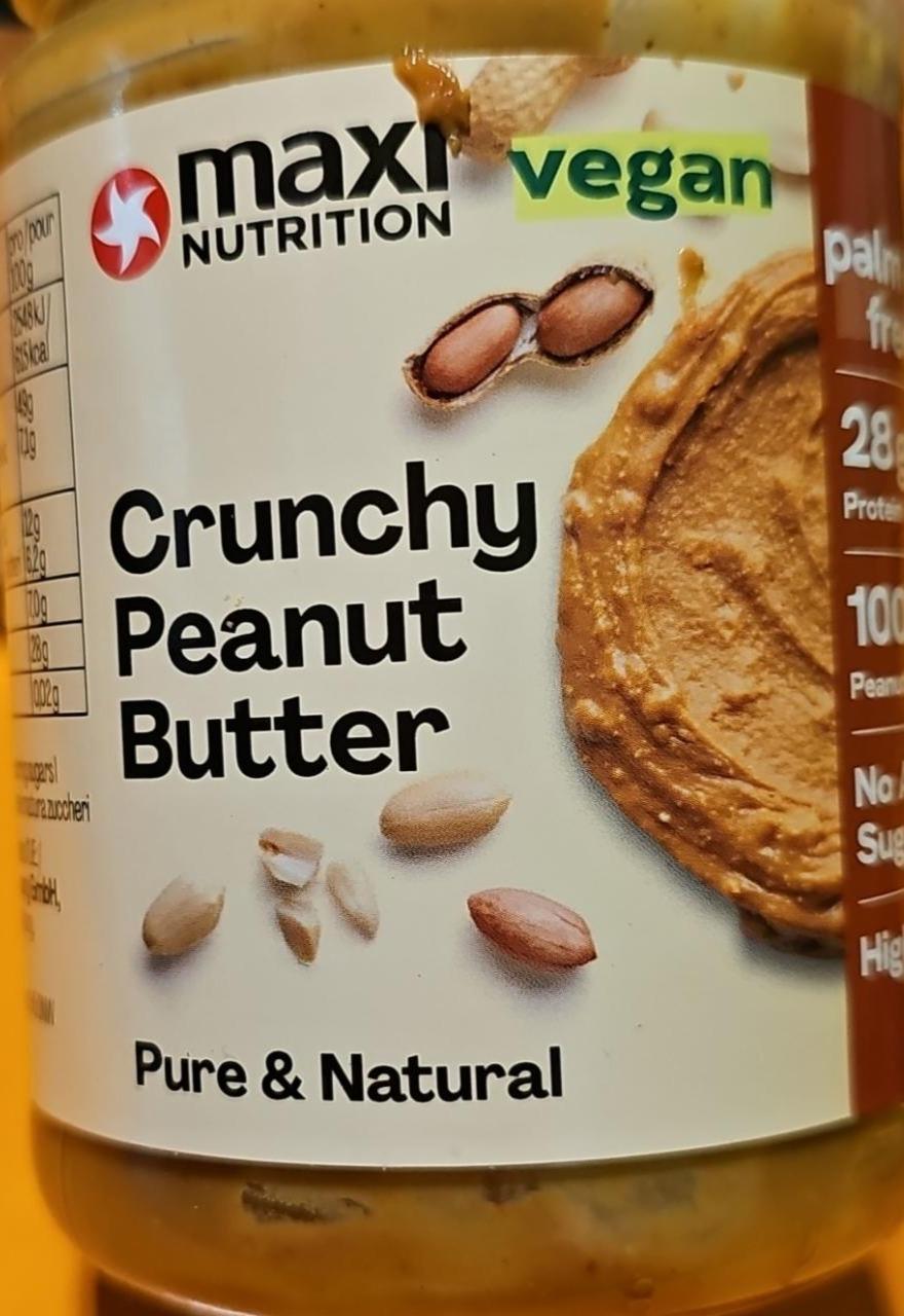 Fotografie - Crunchy Peanut Butter Maxi nutrition