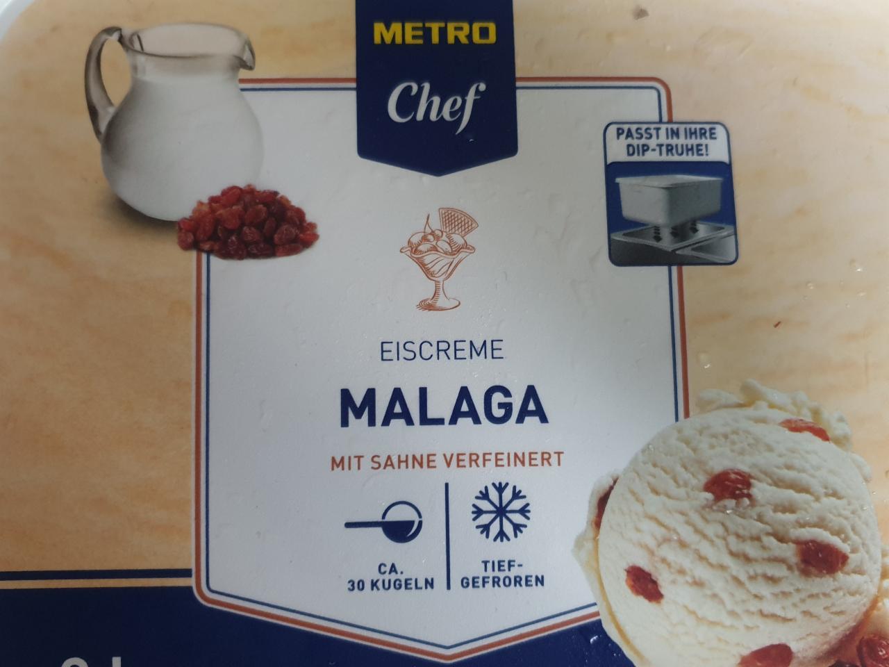 Fotografie - Eiscreme Malaga Metro Chef