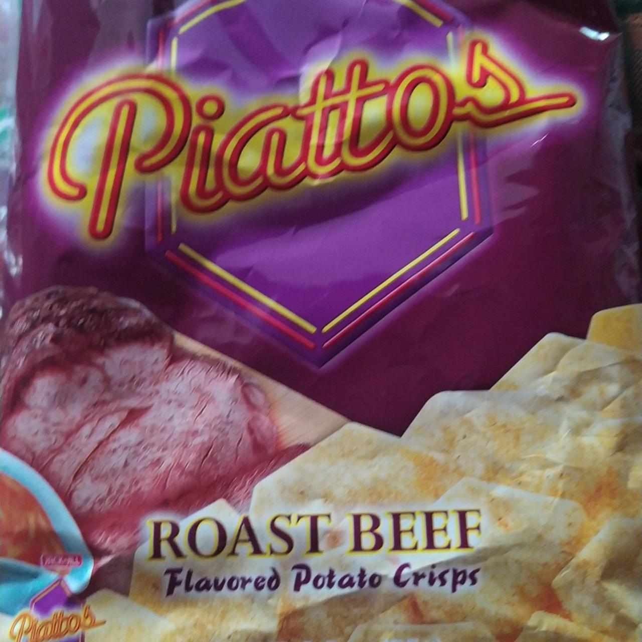 Fotografie - Roast Beef Flavored Potato Crisps Piattos
