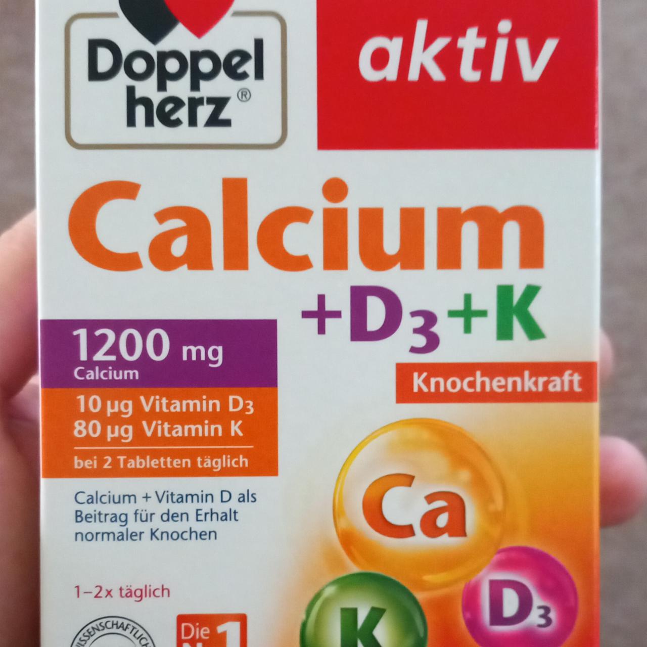 Fotografie - Calcium + D3 + K Doppelherz