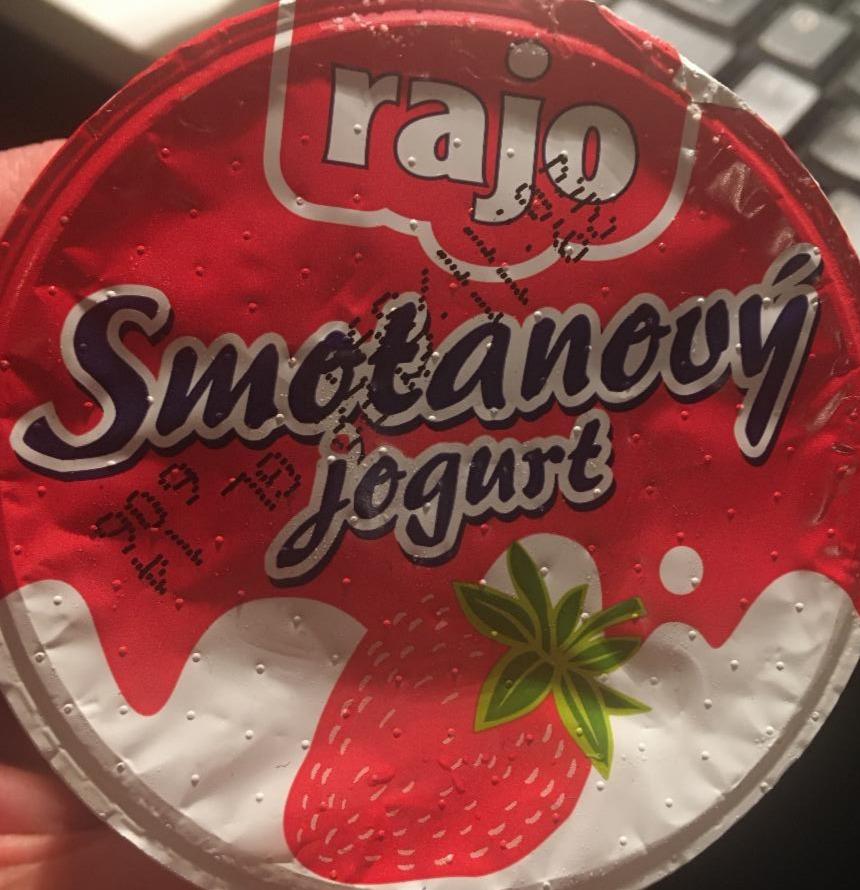 Fotografie - Smotanový jogurt jahoda Rajo