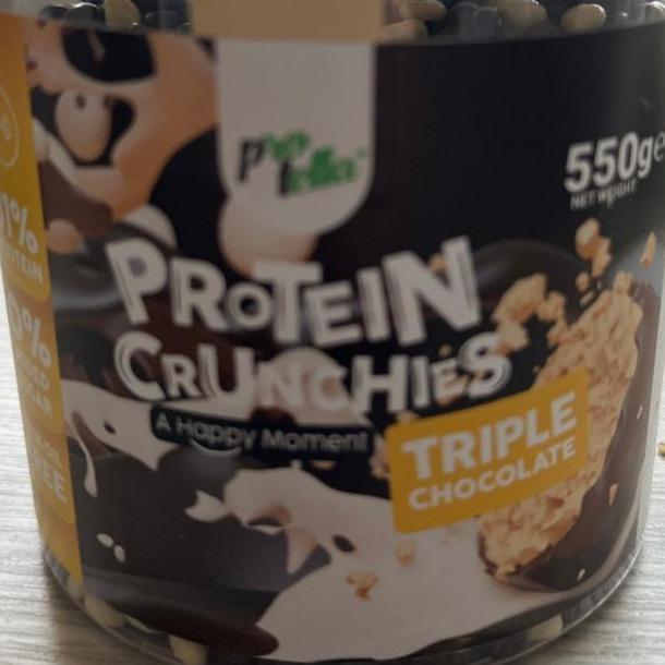Fotografie - Protein Crunchies Triple Chocolate Pro tella
