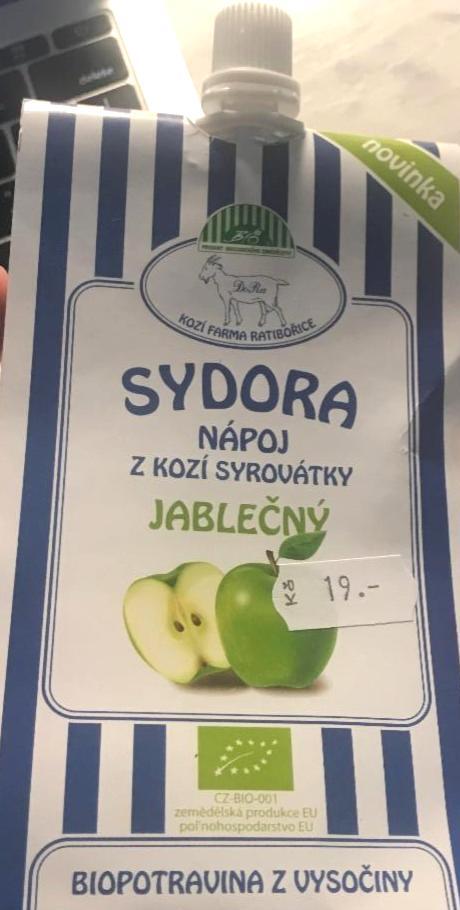 Fotografie - Sydora nápoj z kozí syrovátky jablečný Kozí farma Ratibořice