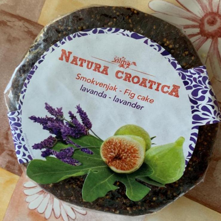 Fotografie - Fig cake lavander Natura Croatica