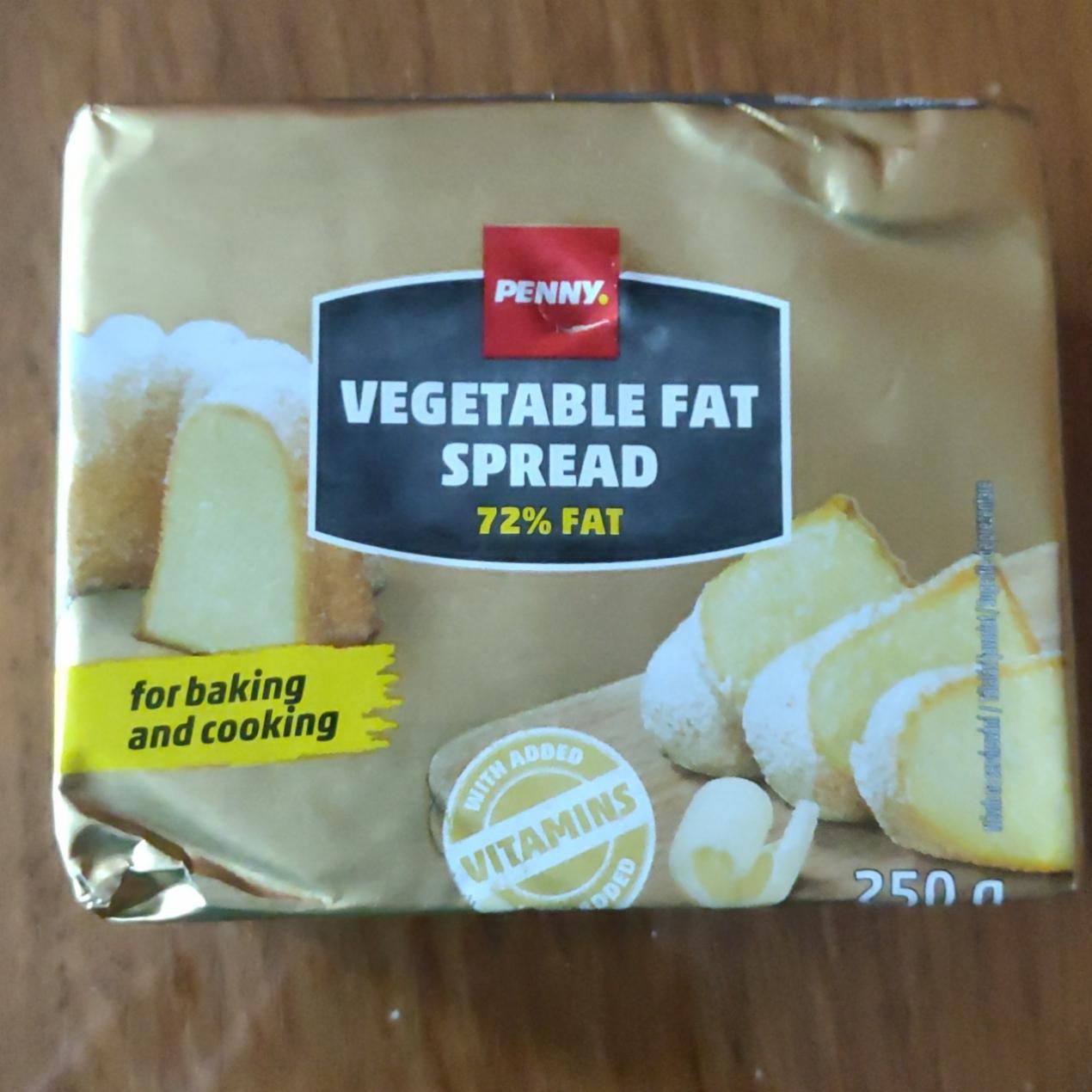 Fotografie - Vegetable fat spread 72% fat Penny