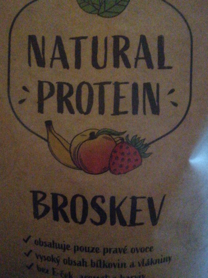 Fotografie - Sportuji broskev Natural protein