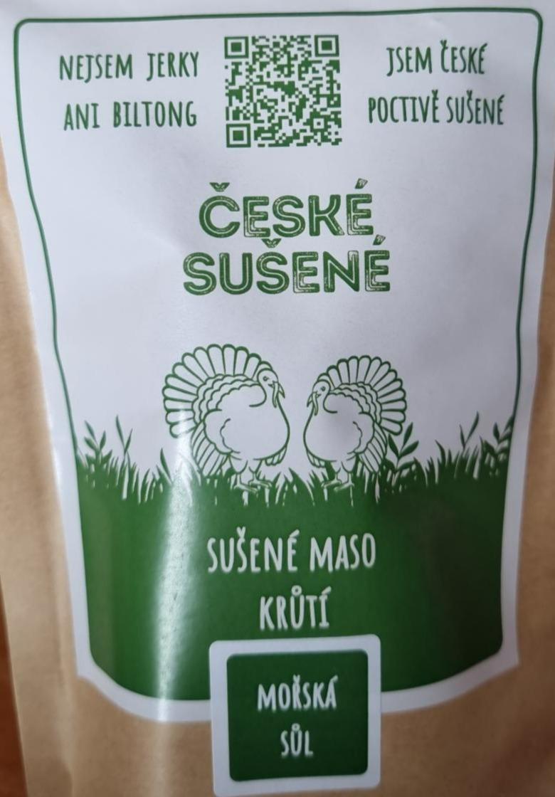Fotografie - České sušené maso krůtí mořská sůl
