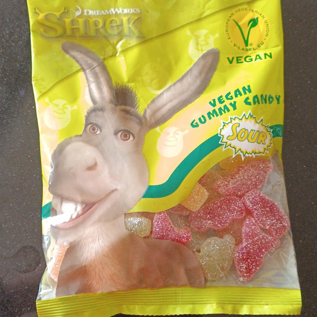 Fotografie - Vegan gummy candy sour Shrek