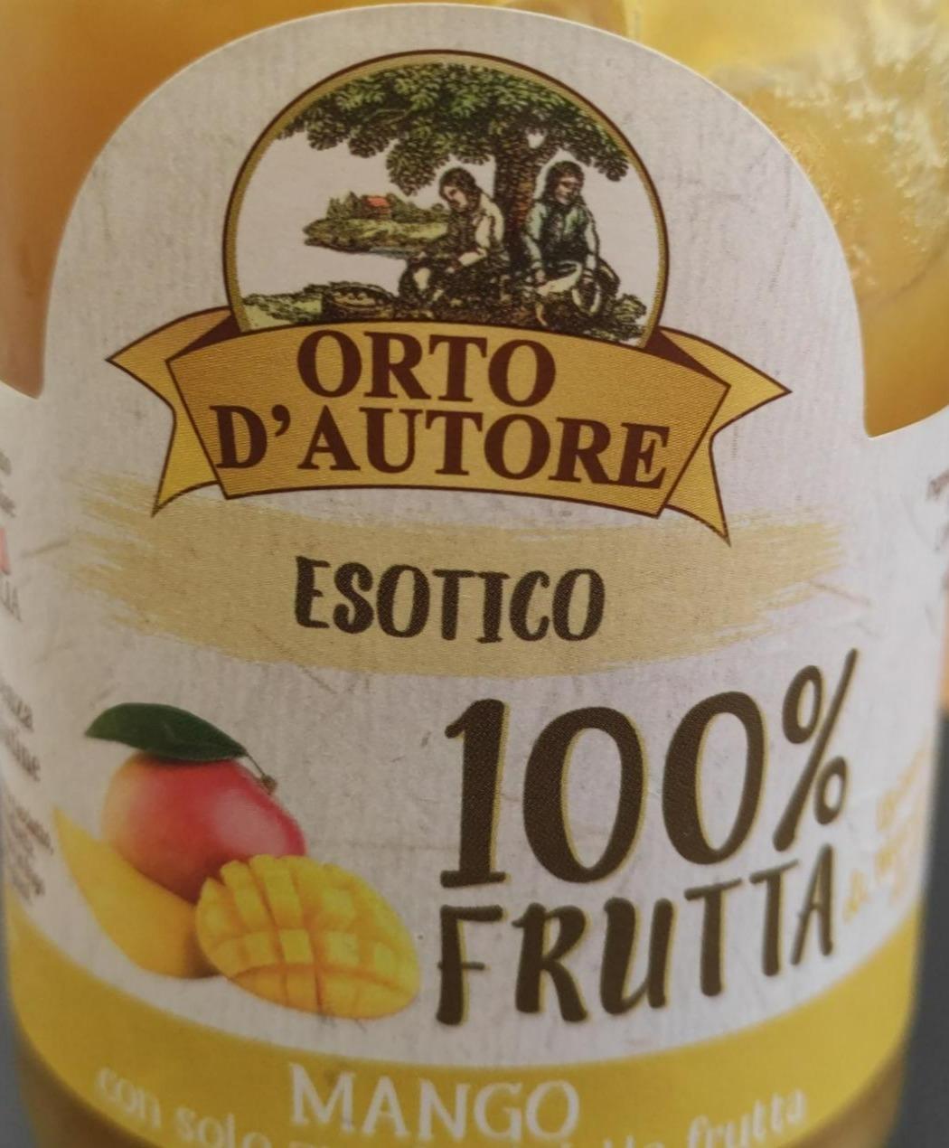 Fotografie - Esotico 100% Frutta Mango Orto D'autore