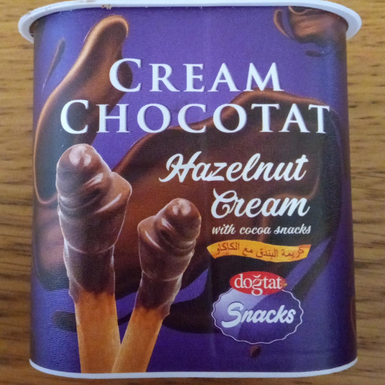 Fotografie - Cream chocotat Hazelnut cream with cocoa snacks Dogtat snacks