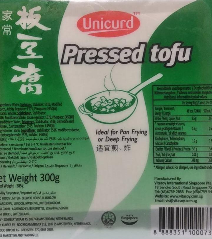 Fotografie - Pressed tofu