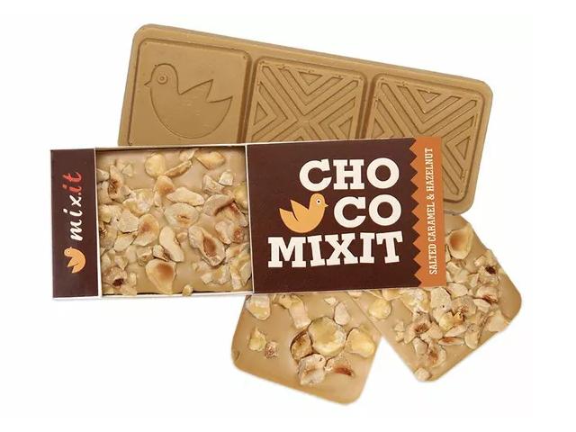 Fotografie - Mini Čokoláda: Slaný karamel a lískový oříšek Choco Mixit