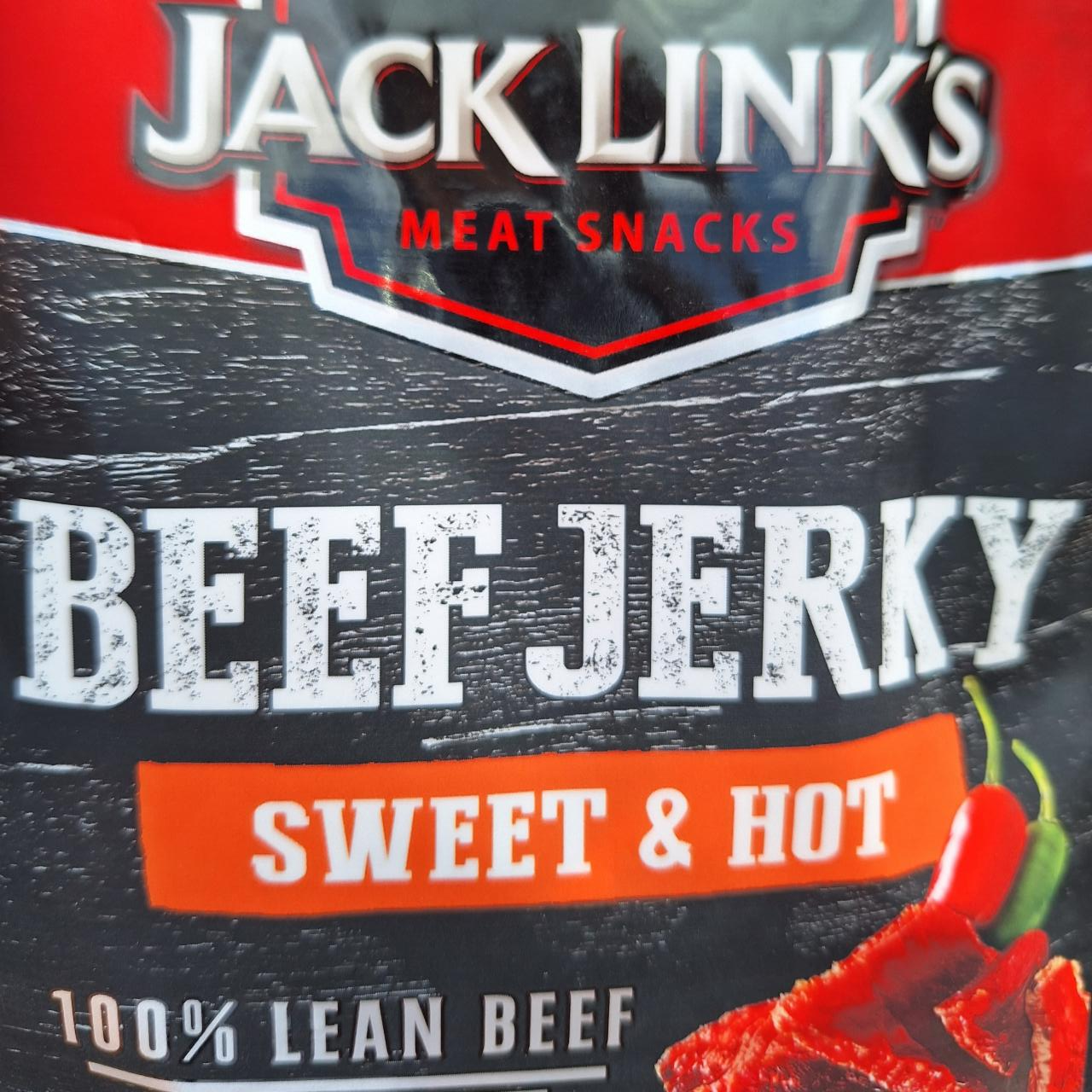 Fotografie - Beef jerky sweet & hot Jack Link's