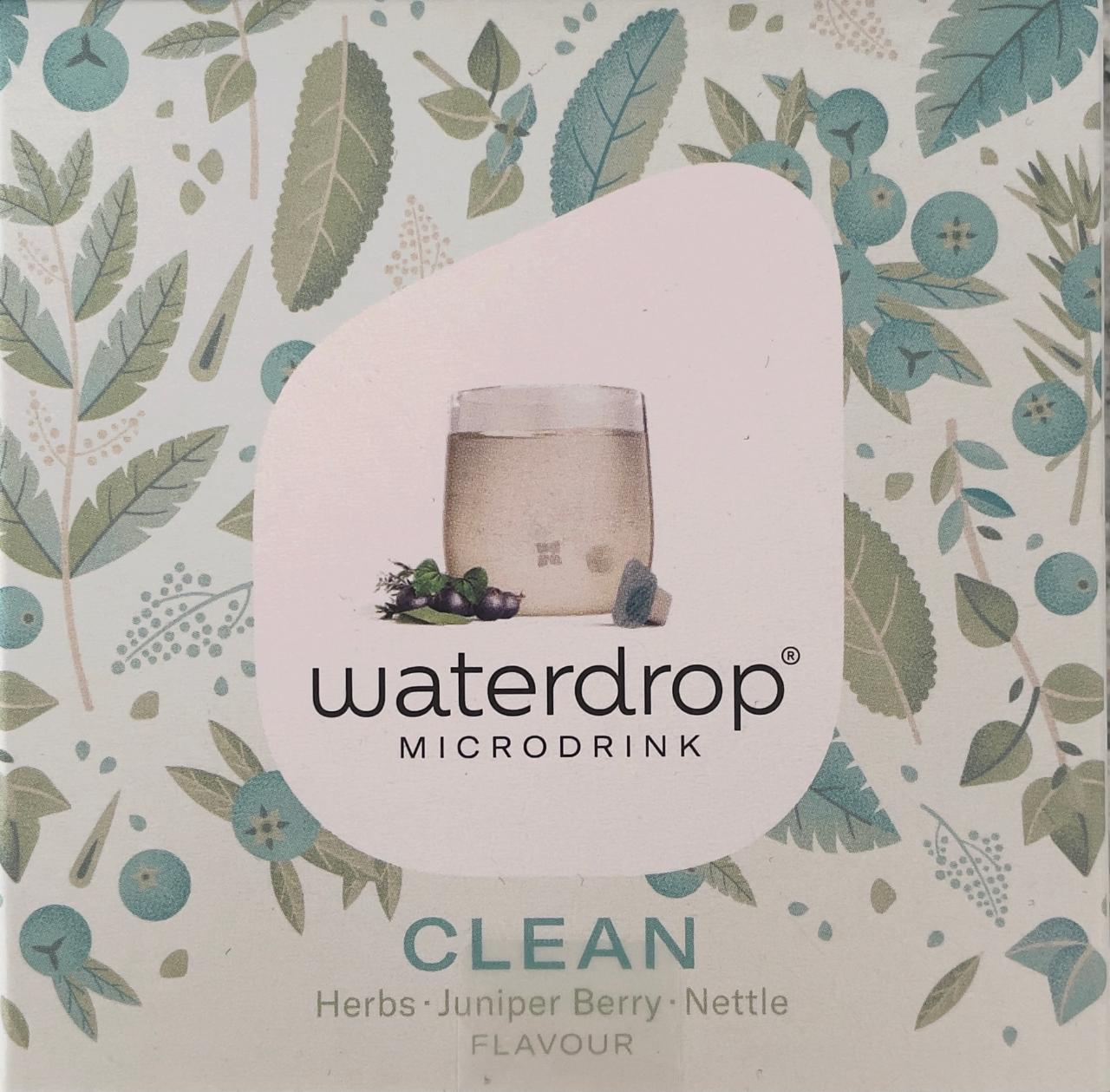Fotografie - Waterdrop Microdrink CLEAN