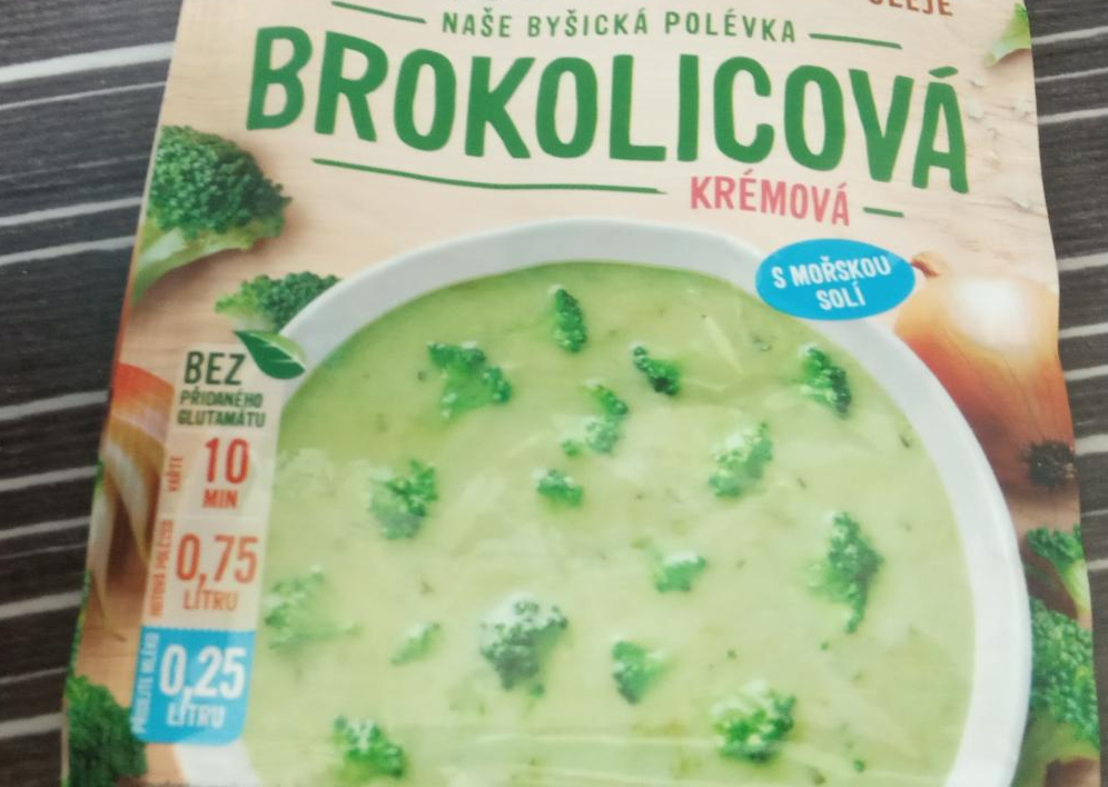 Fotografie - Naše Byšická Brokolicová krémová polévka Vitana