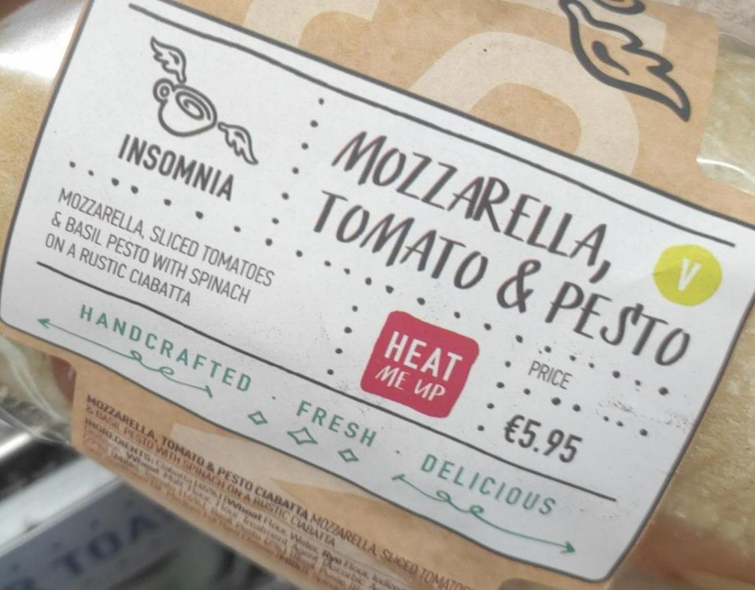 Fotografie - Mozzarella Tomato & Pesto Insomnia