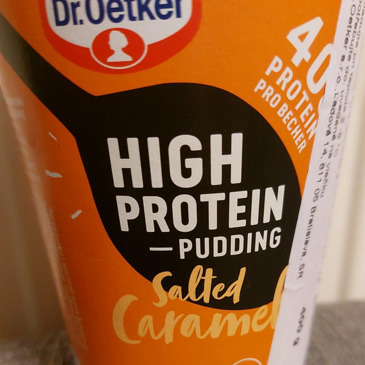 Fotografie - High protein pudding Salted Caramel Dr.Oetker