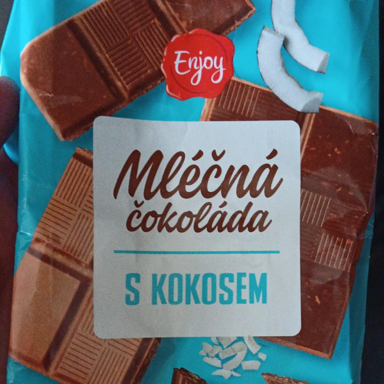 Fotografie - Mléčná čokoláda s kokosem Enjoy