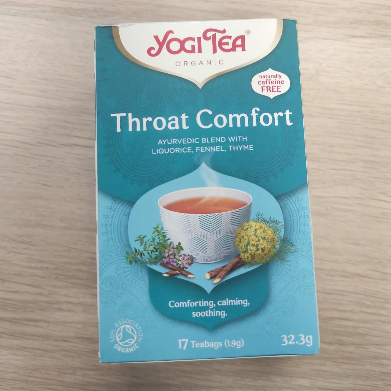 Fotografie - Throat comfort Yogi tea