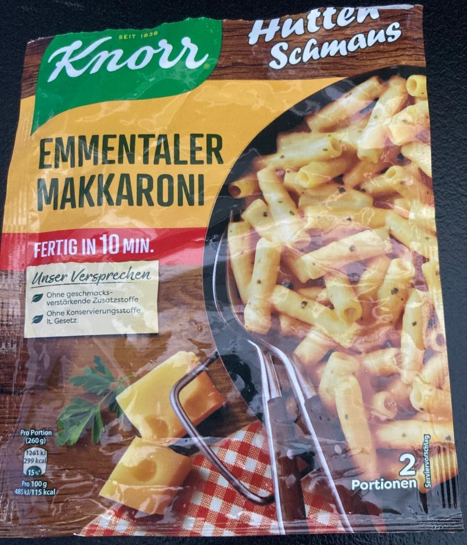 Fotografie - Hüttenschmaus Emmentaler Makkaroni Knorr