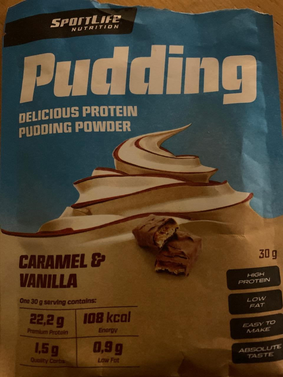 Fotografie - Pudding Caramel Vanilla Protein Sportlife