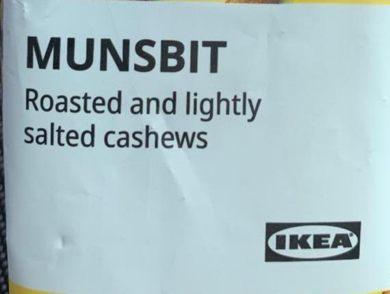 Fotografie - Munsbit Roasted and lightly salted cashews Ikea
