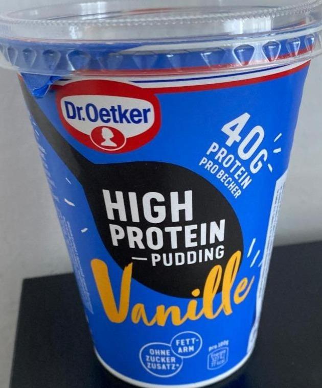 Fotografie - High protein puding vanille (proteinový puding bourbon vanilka) Dr.Oetker
