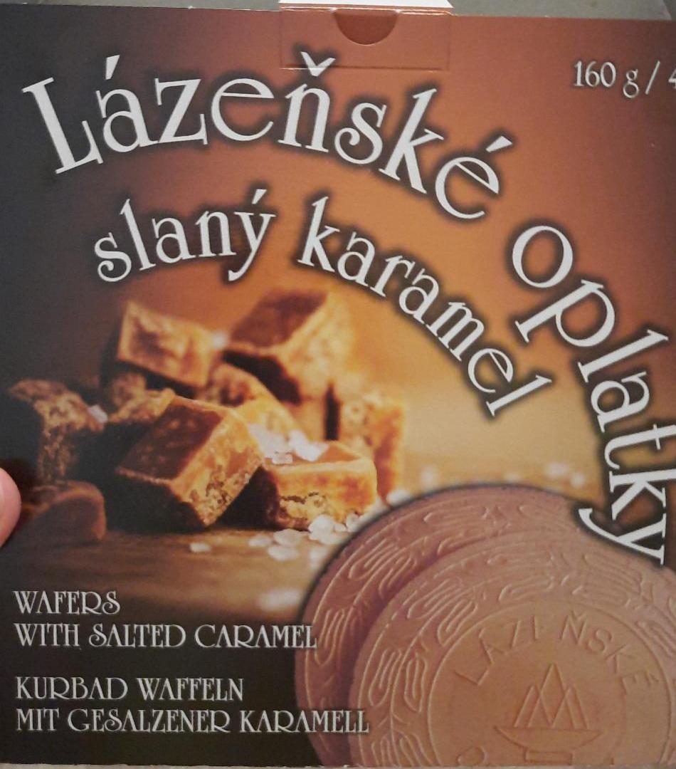 Fotografie - Lázeňské oplatky slaný karamel Luhačovice