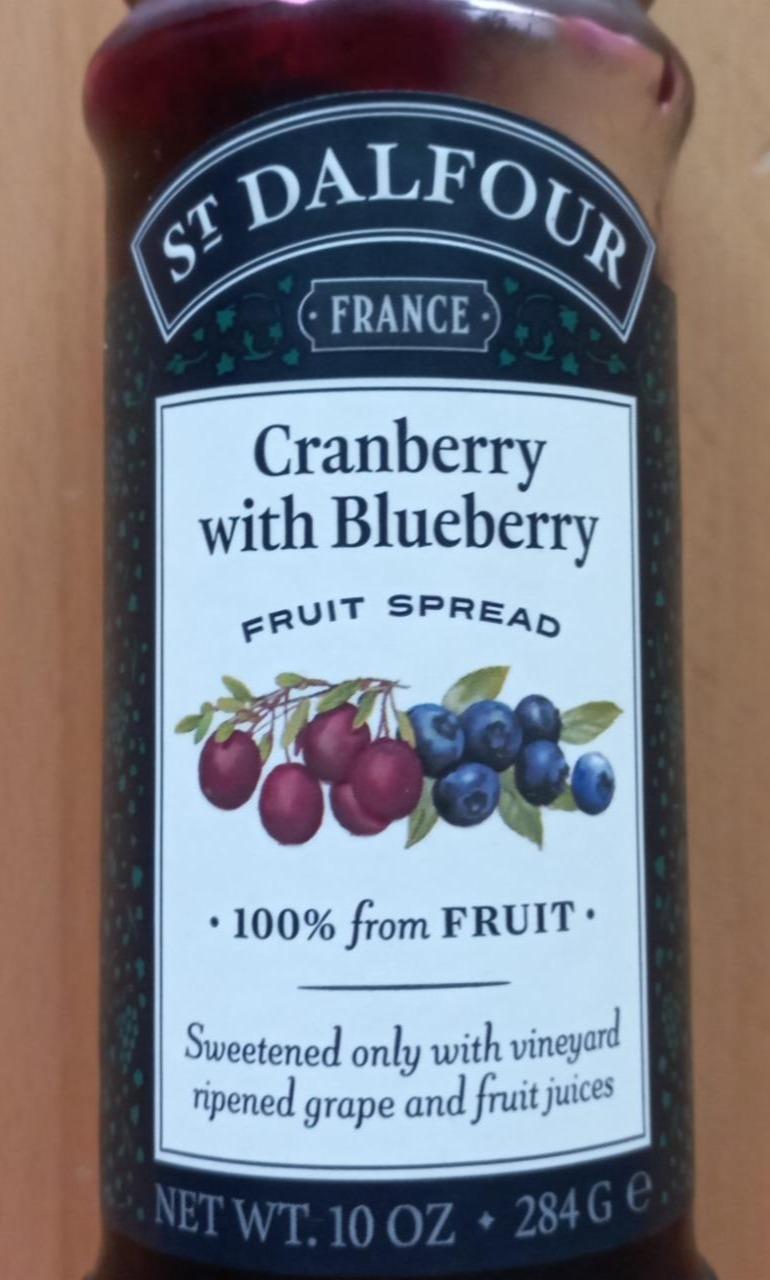 Fotografie - Cranberry with Blueberry Fruit Spread St. Dalfour