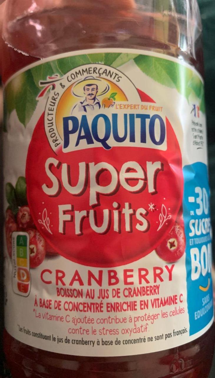 Fotografie - Cranberry - 30% de sucres Paquito