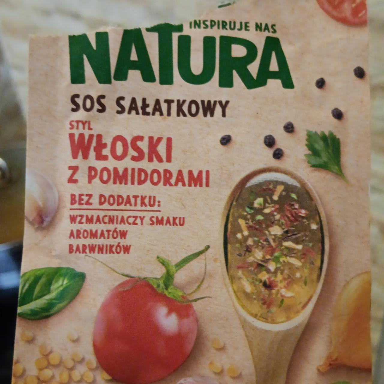 Fotografie - Sos salatkowy styl wloski z pomidorami Natura