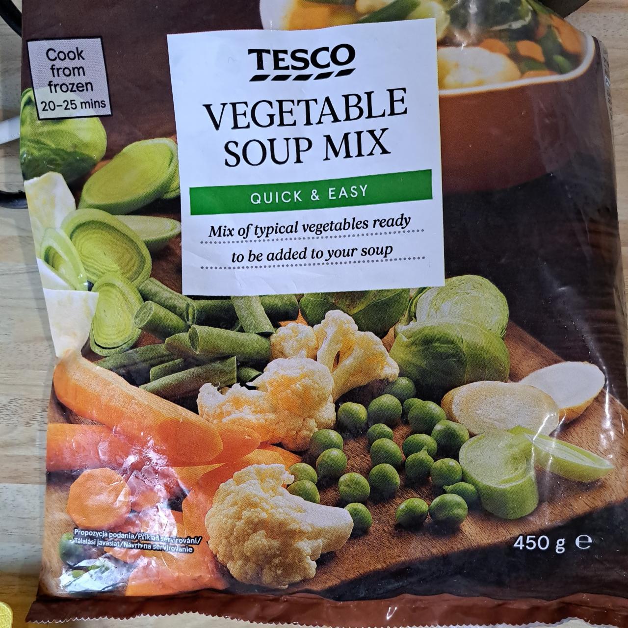 Fotografie - Vegetable Soup Mix Quick & Easy Tesco