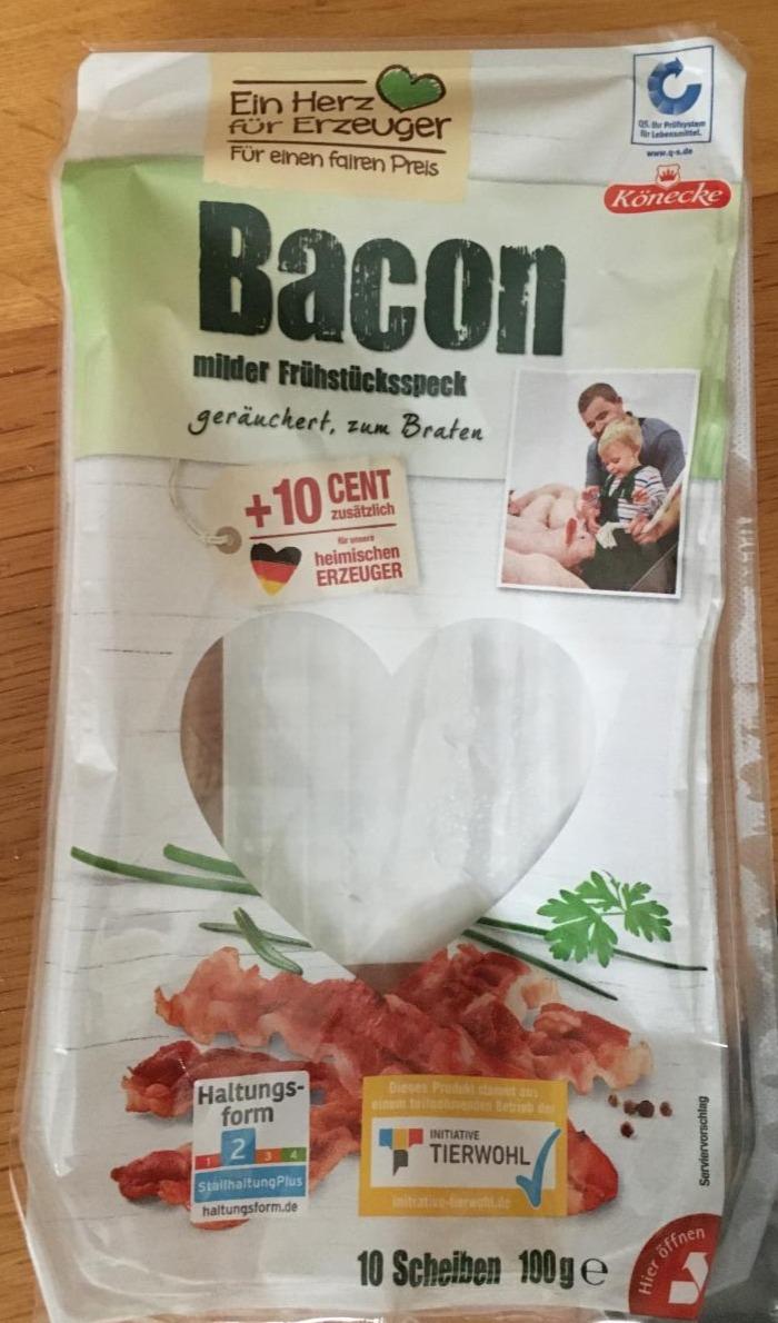 Fotografie - Bacon milder Frühstücksspeck Könecke