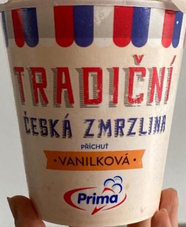 Fotografie - Tradiční česká zmrzlina vanilková příchuť Prima
