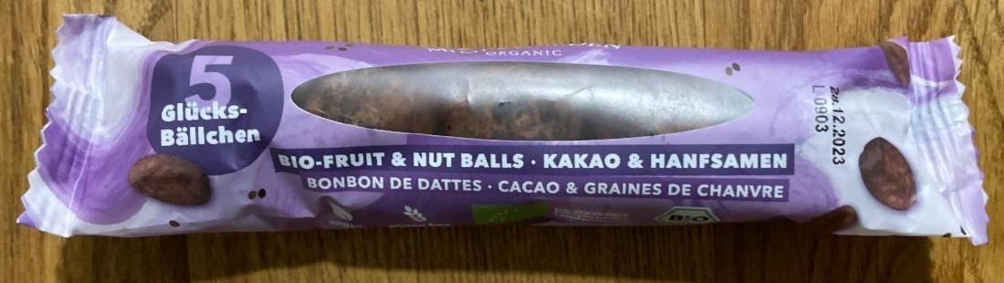 Fotografie - Bio Fruit & Nut Balls Kakao & Hanfsamen Mimi's Garden