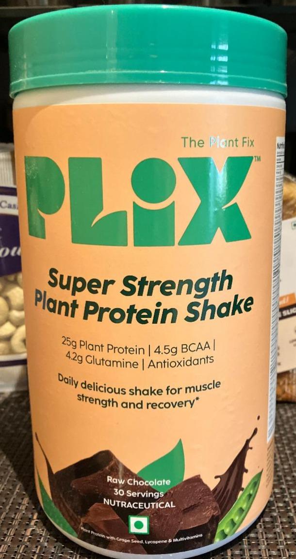 Fotografie - Super Strength Plant Protein Shake Raw Chocolate Plix