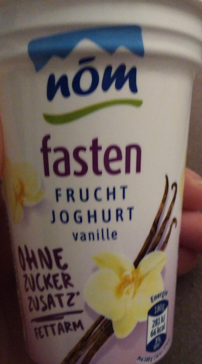 Fotografie - fasten frucht joghurt vanille Nóm