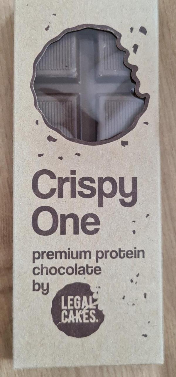 Fotografie - Crispy One Premium protein chocolate by Legal Cakes