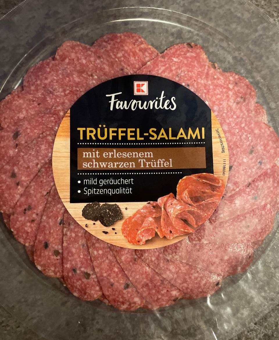 Fotografie - Trüffel-Salami mit erlesenem schwarzen Trüffel K-Favourites