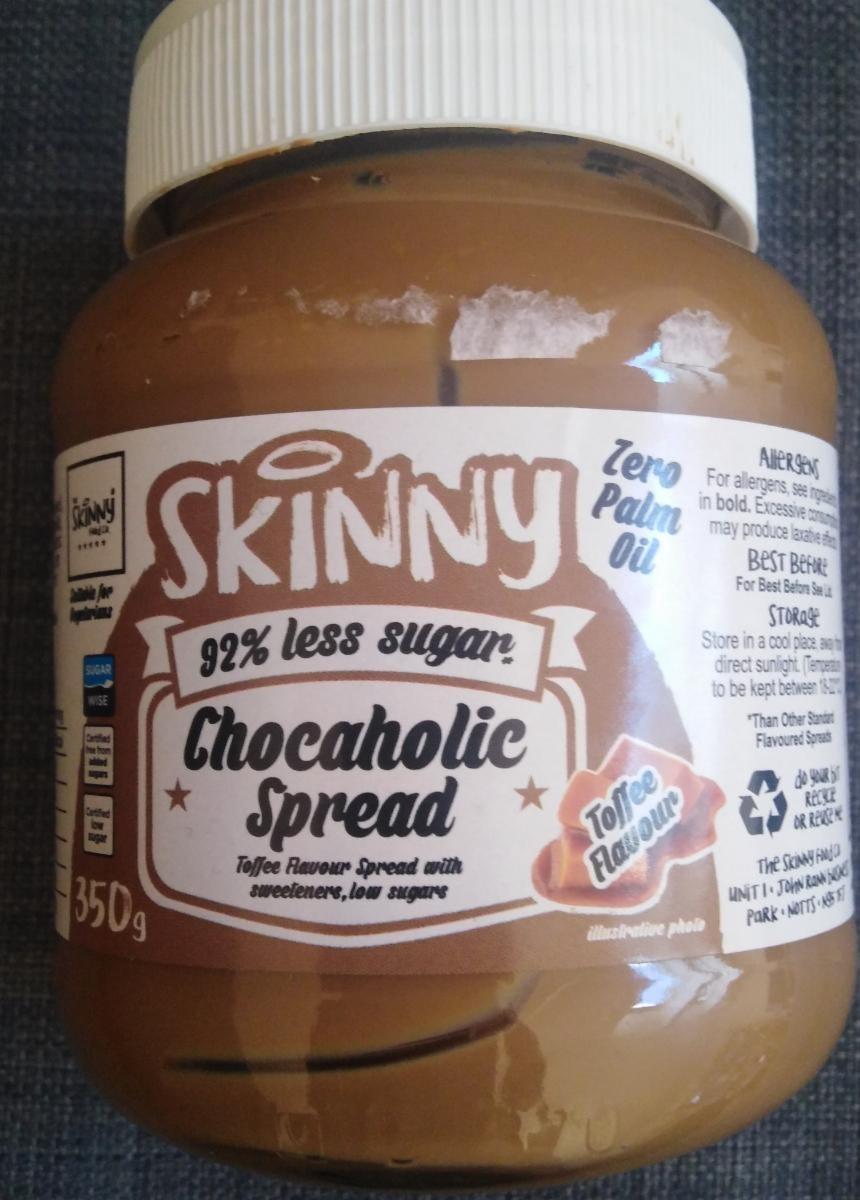 Fotografie - Skinny Chocaholic Spread Toffee flavour The Skinny Food Co