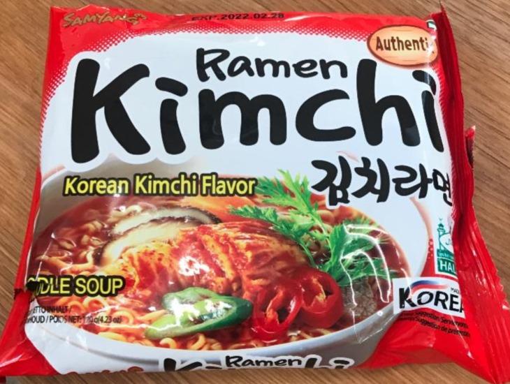 Fotografie - Kimchi Ramen Korean Kimchi Flavour Noodle Samyang