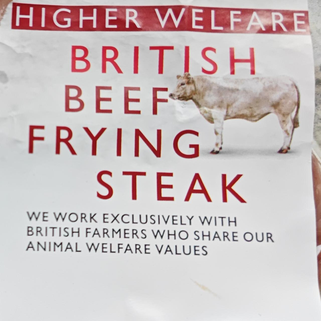Fotografie - British beef frying steak Waitrose & Partners